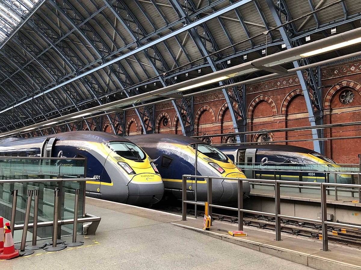 Eurostar Züge in London