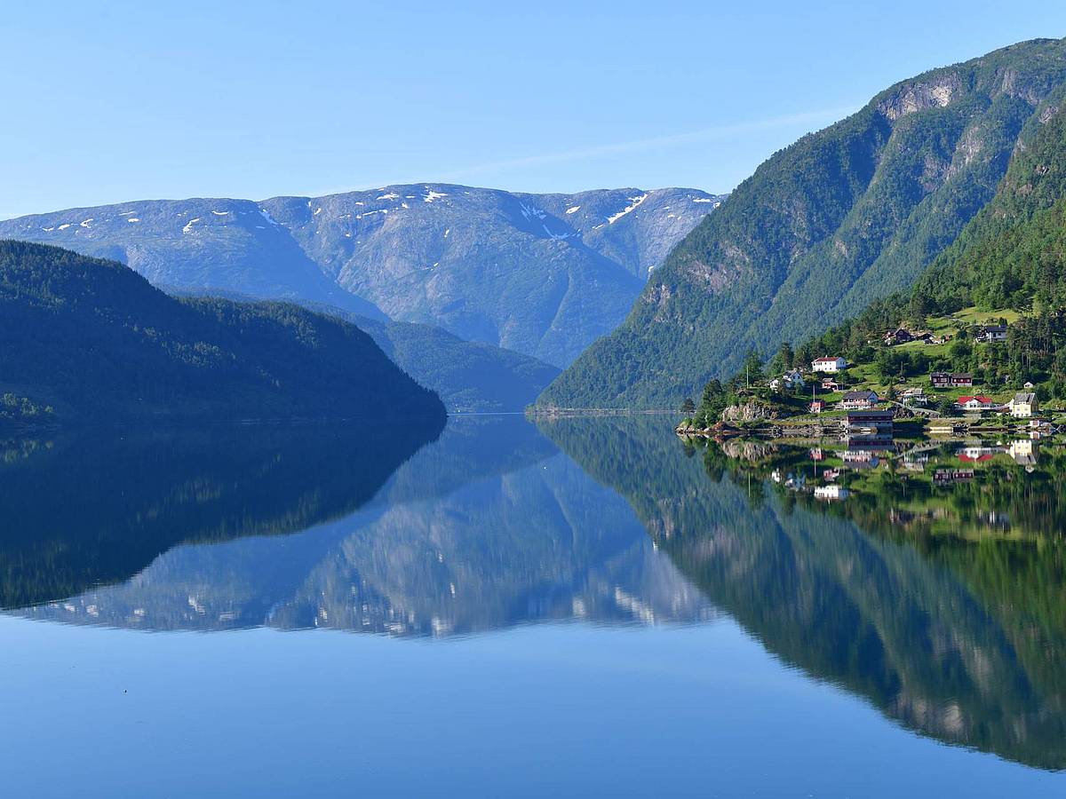 Der Hardangerfjord in Norwegen