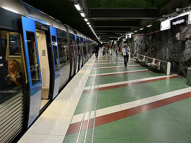 Kunst in der Stockholmer U-Bahn