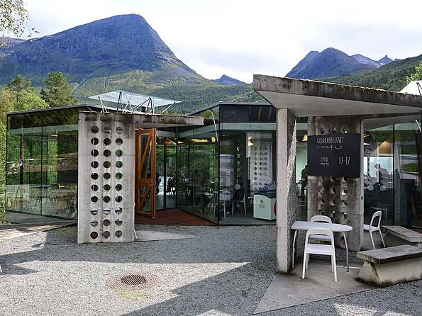 Das Café am Gudbrandsjuvet in Norwegen