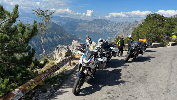 Unterwegs mit dem Motorrad beim Adria-Albanien-Abenteuer